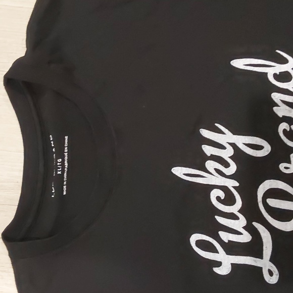 Lucky Brand T-shirt Black XL - Picture 6 of 10